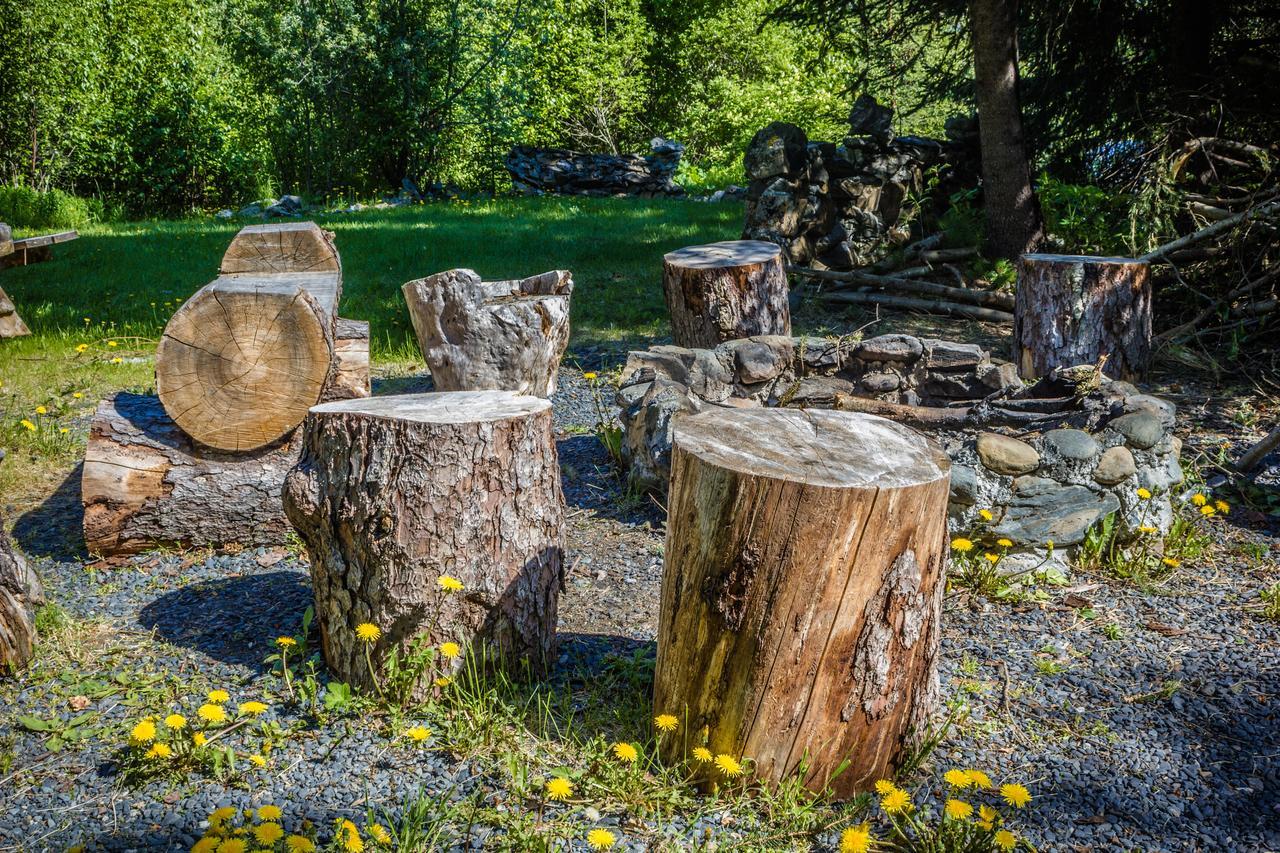 Midnight Sun Log Cabins Moose Pass Exterior photo