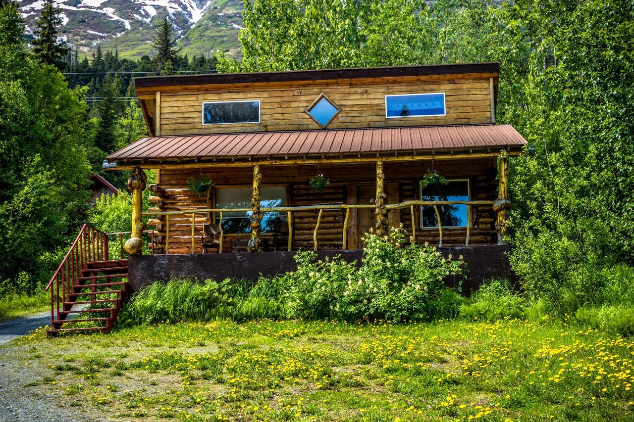 Midnight Sun Log Cabins Moose Pass Exterior photo